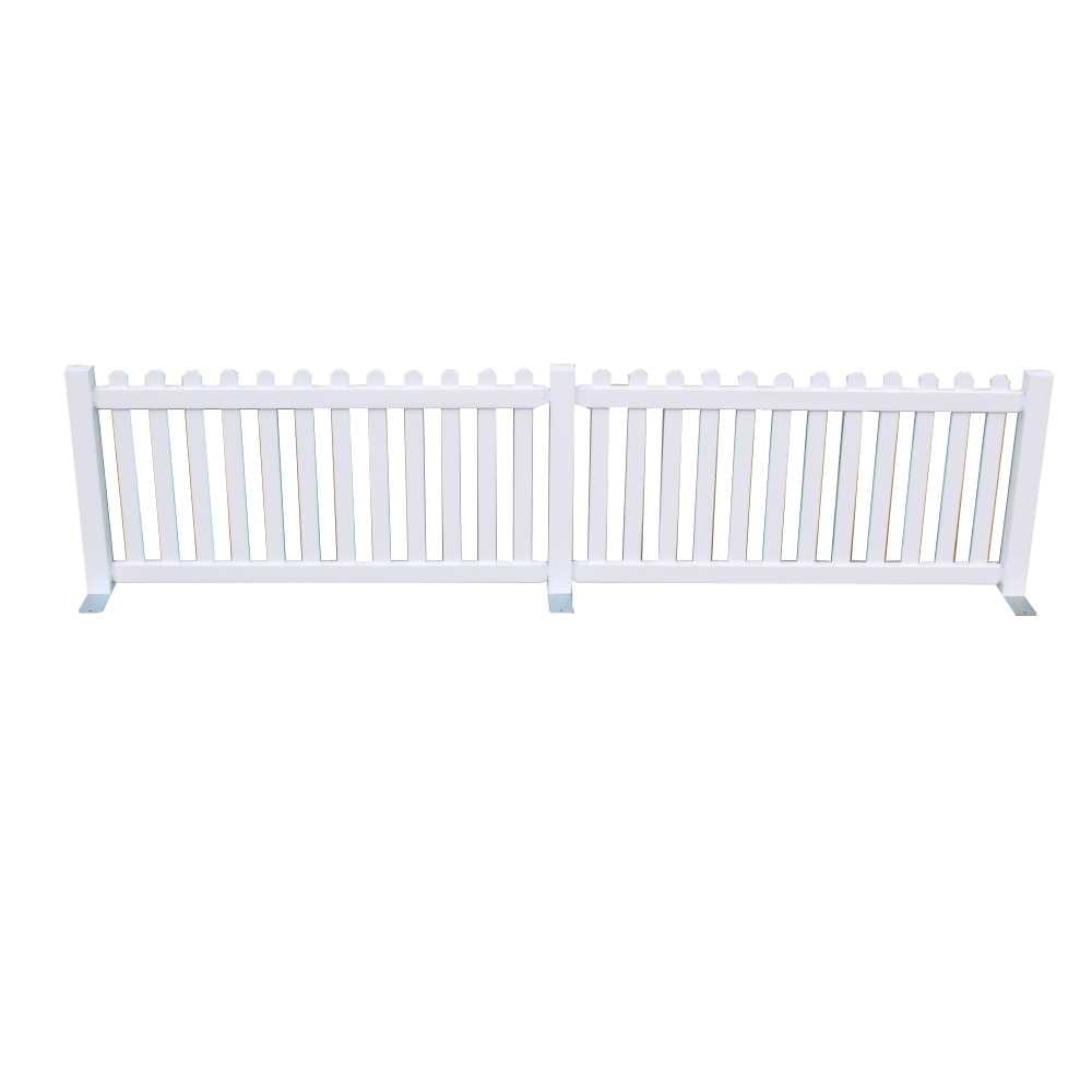 White Panel Fence