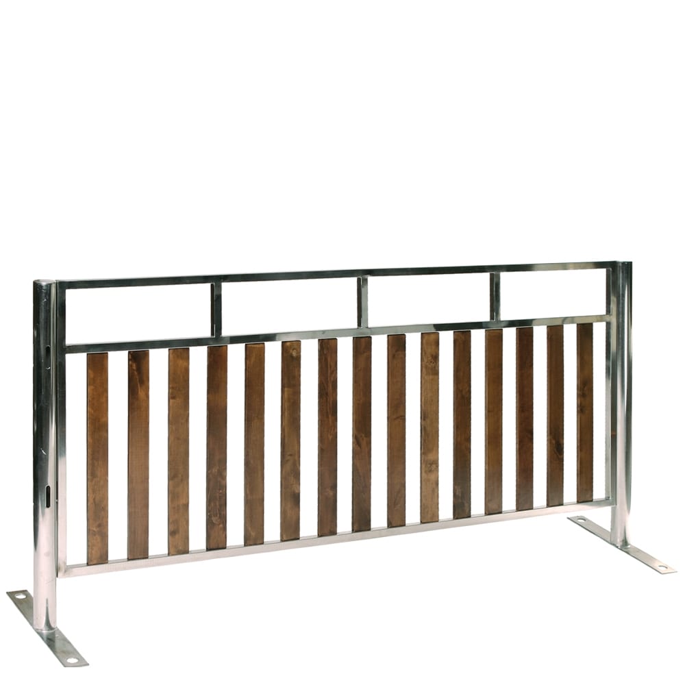 Ascot Timber and Stainless Steel Fence