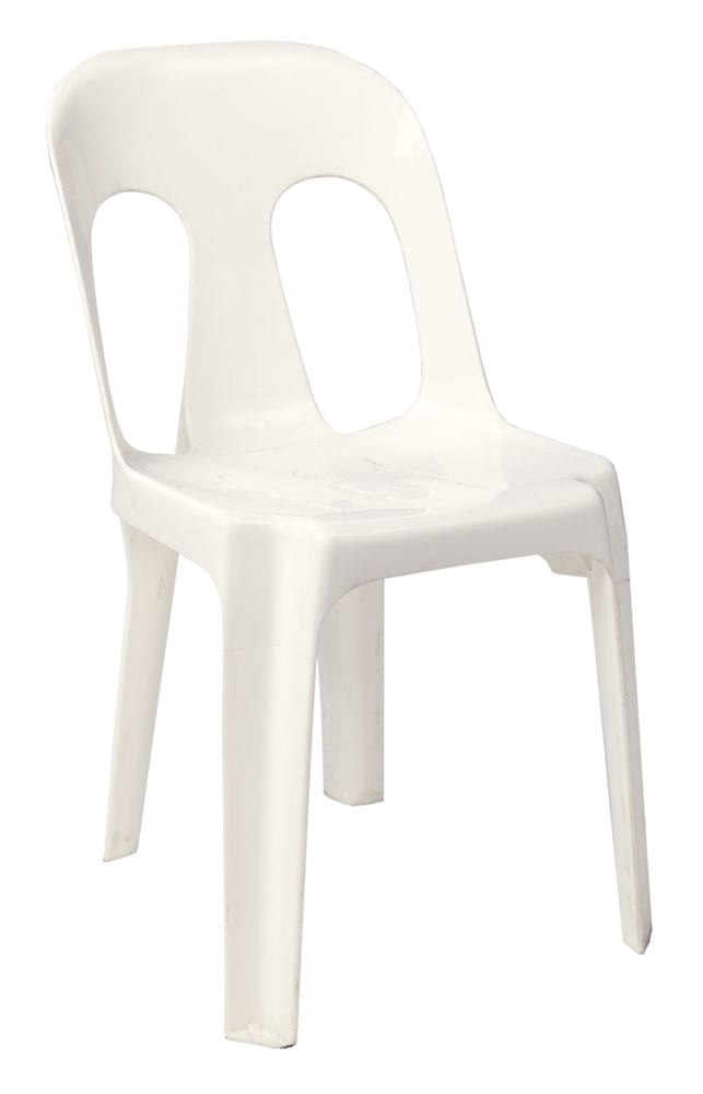 Bistro (No Arms) Chair White