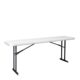 Banquet Trestle Table Plastic White