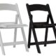 Folding Padded Chair White