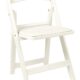 Folding Padded Chair White