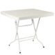 Folding Square Table White