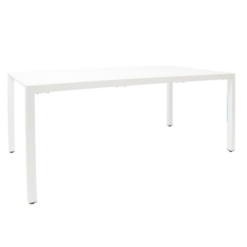 Adelle Slatted Table White