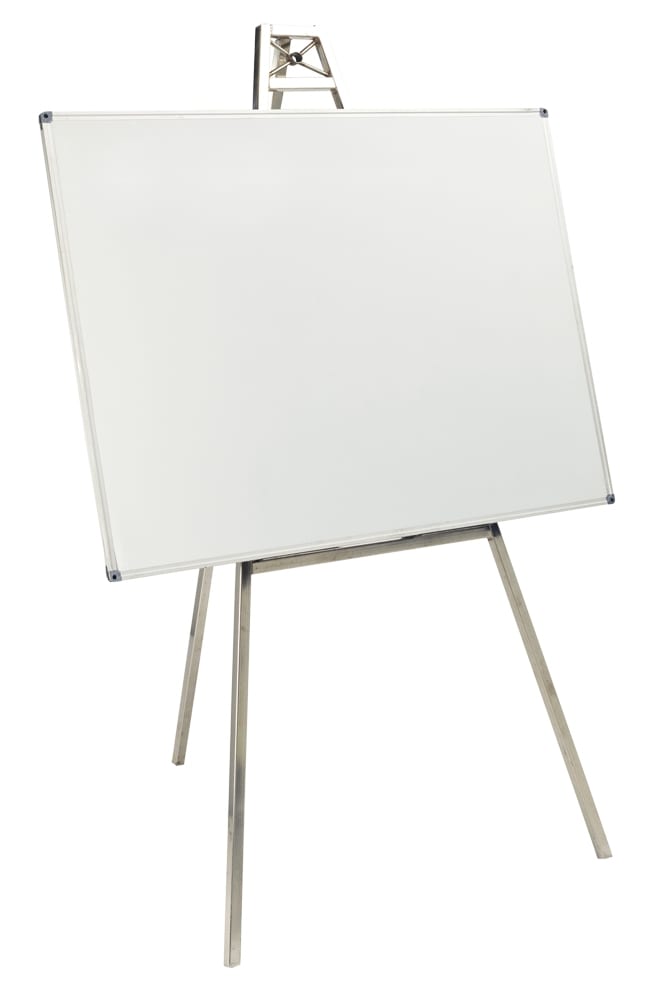 Whiteboard & Stainless Steel Easel