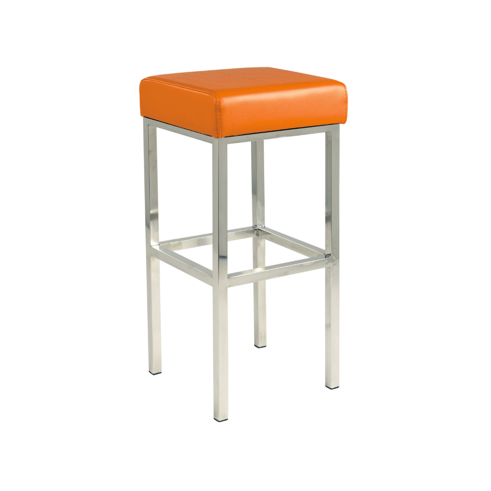 Club Stool Orange