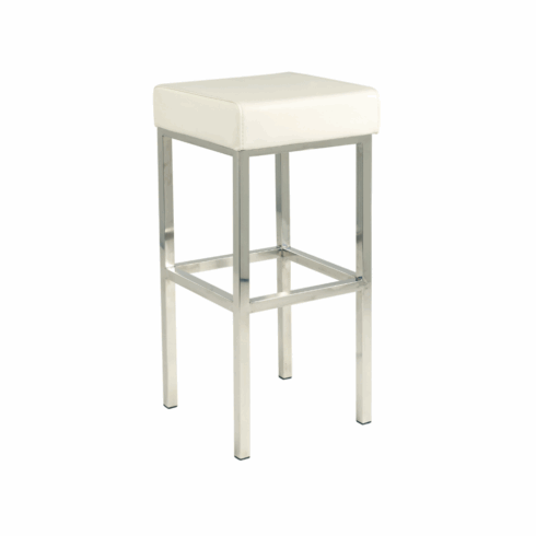 Club Stool White