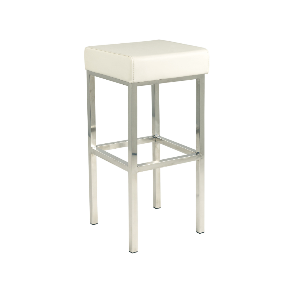 Club Stool White